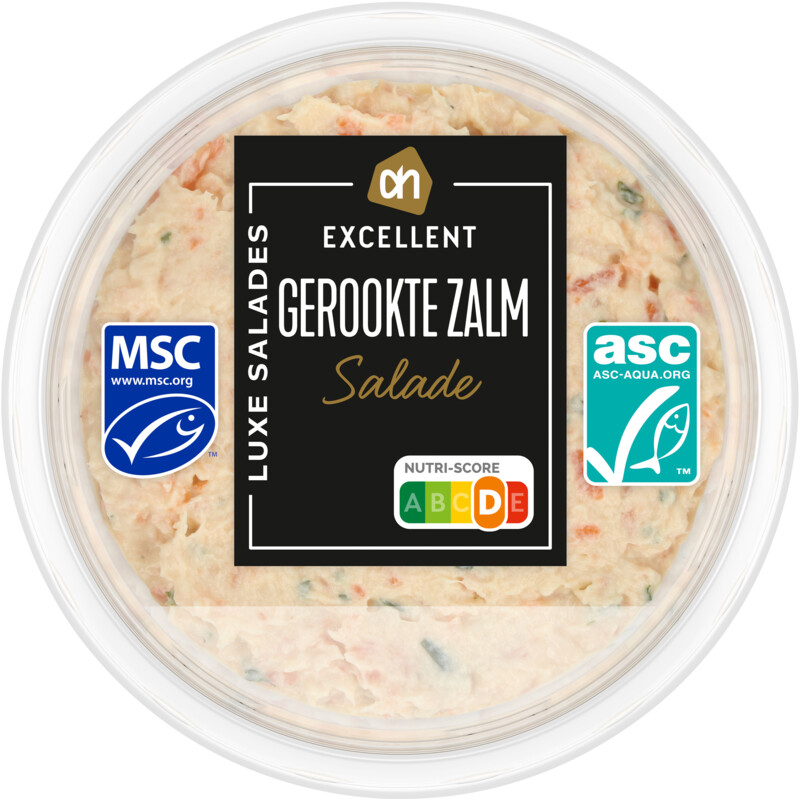 Een afbeelding van AH Excellent Gerookte zalm salade