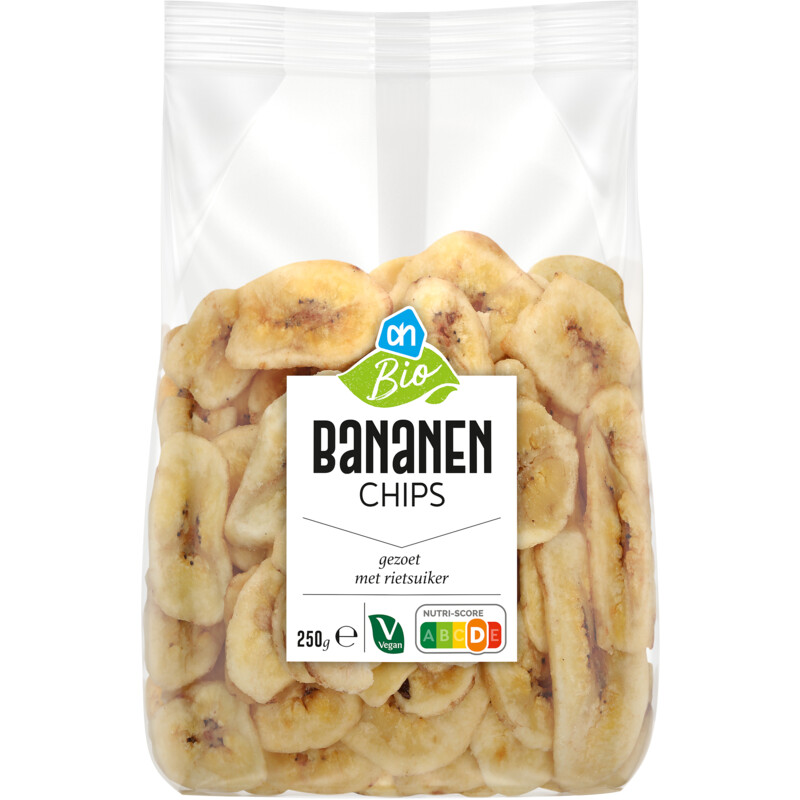 Een afbeelding van AH Biologisch Bananenchips