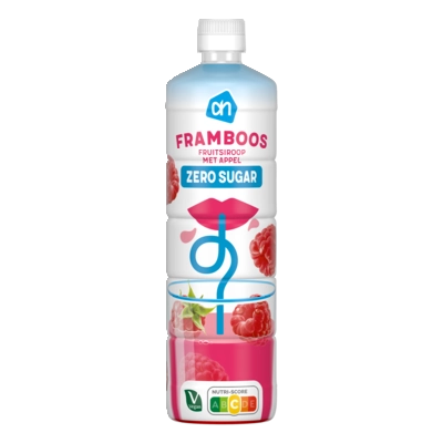pdp-image-AH Siroop framboos 0% suiker toegevoegd
