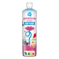 AH Siroop grenadine 0% suiker toegevoegd