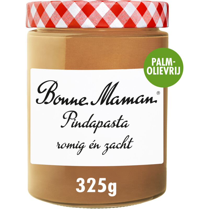 Een afbeelding van Bonne Maman Pindapasta romig en zacht