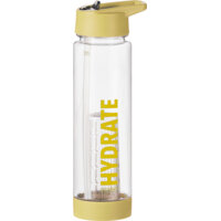 Een afbeelding van Bourgini Waterfles hydrate geel 700ml