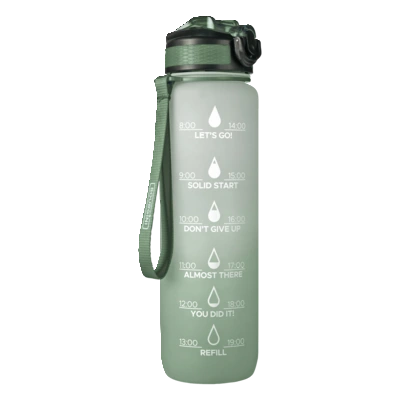 pdp-image-Bourgini Waterfles gradient groen 1 liter