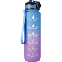 Een afbeelding van Bourgini Waterfles gradient paars 1 liter