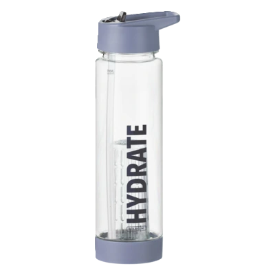 Bourgini Waterfles hydrate blauw 700ml