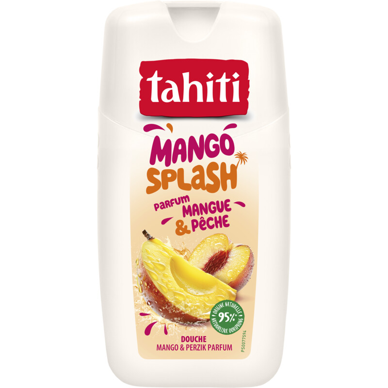 Een afbeelding van Tahiti Douchegel mango & perzik bel