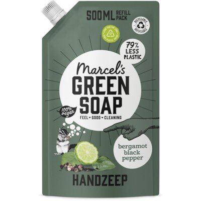 pdp-image-Marcel's Green Soap Handzeep bergamot black pepper refill