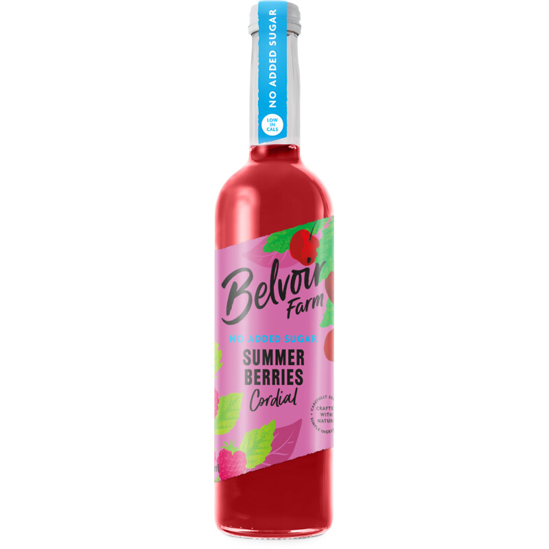 Een afbeelding van Belvoir Summer berries cordial no added sugar