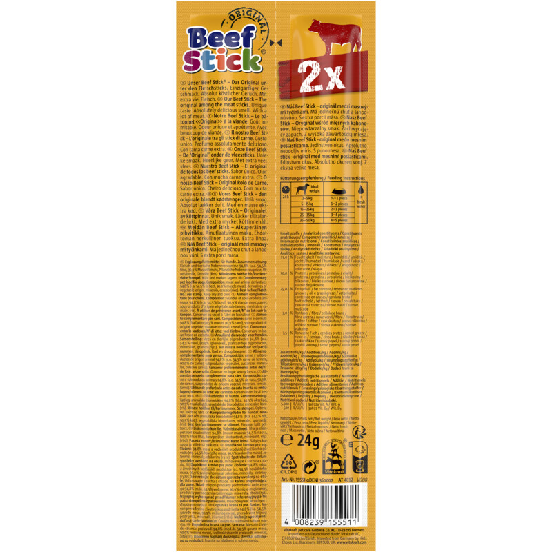 Een afbeelding van Vitakraft Beef stick original rund