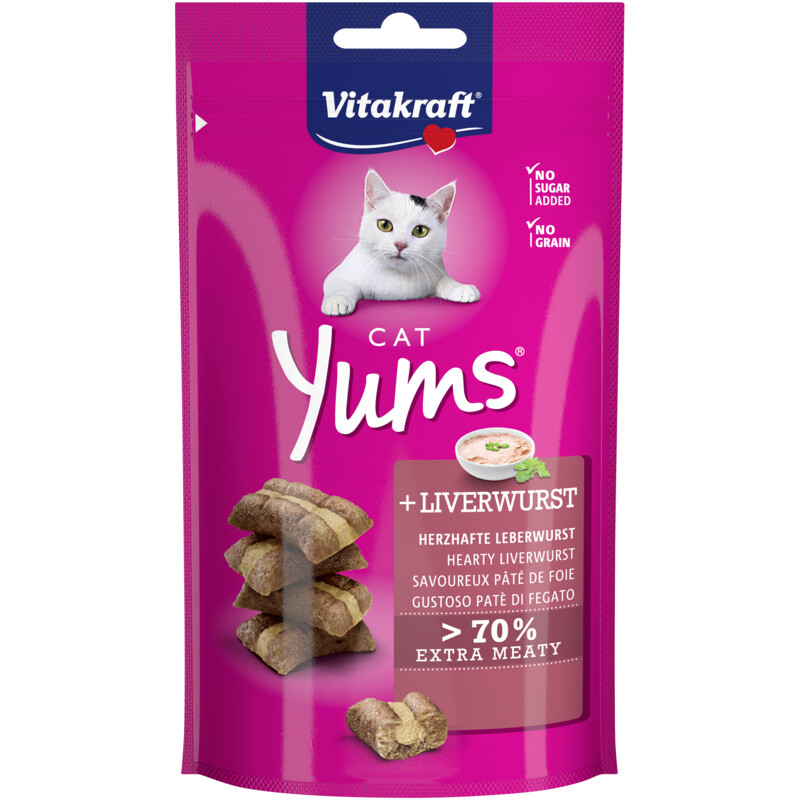 Een afbeelding van Vitakraft Cat yums leverworst
