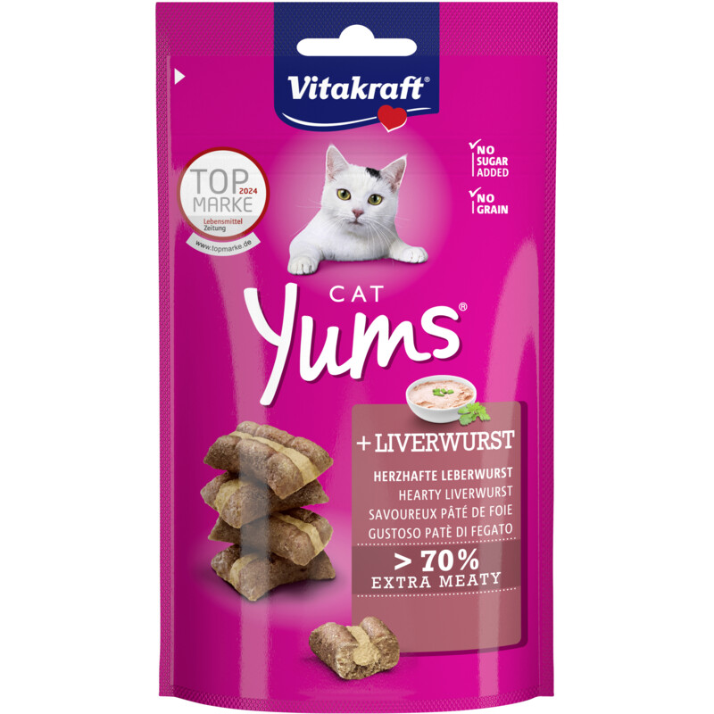 Een afbeelding van Vitakraft Cat yums leverworst