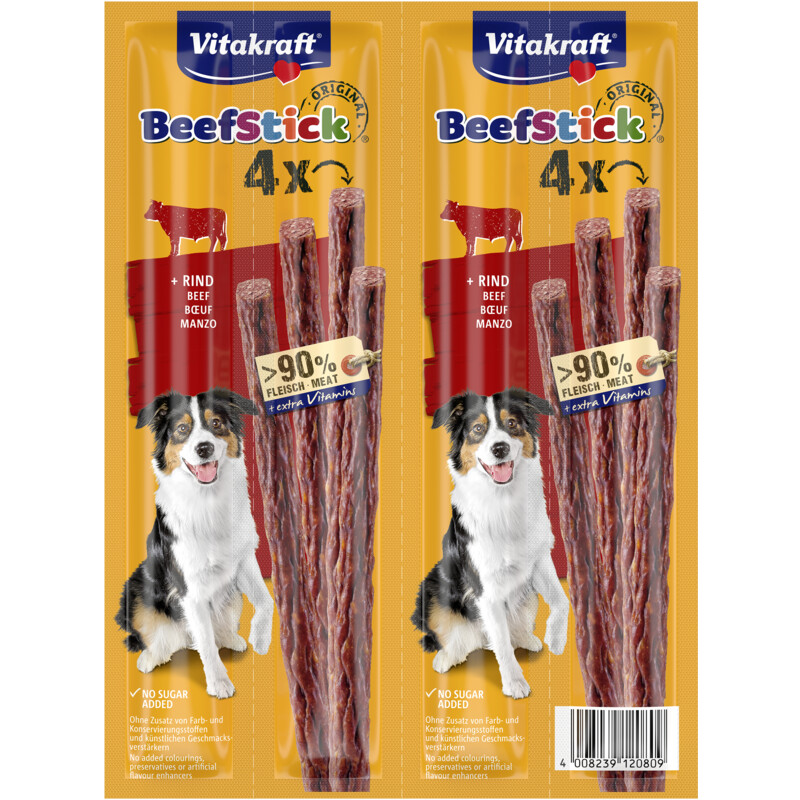 Een afbeelding van Vitakraft Beefsticks rund