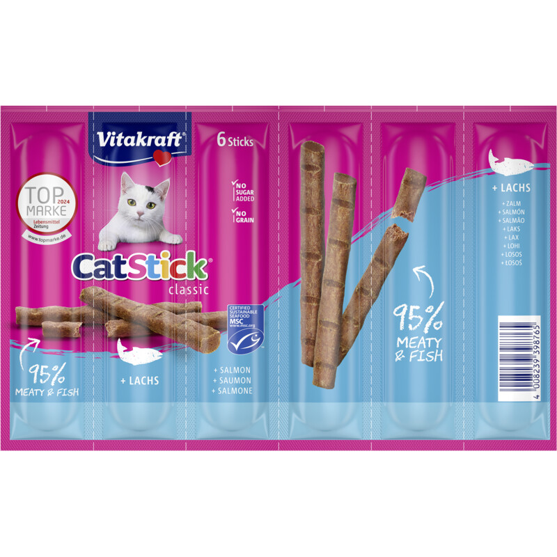 Een afbeelding van Vitakraft Catstick mini vis