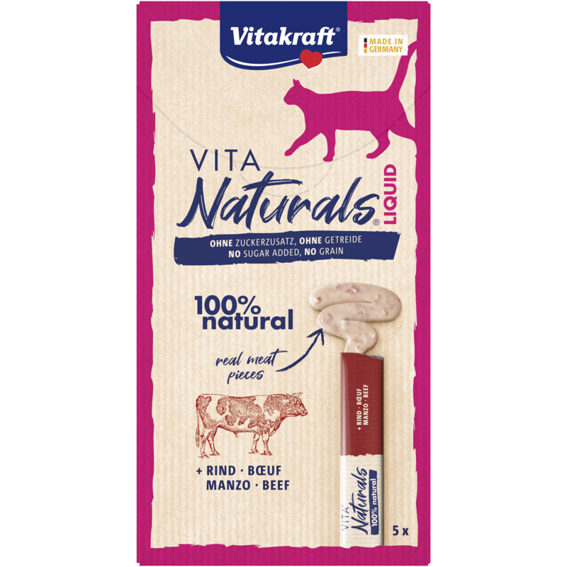 Een afbeelding van Vitakraft Vita naturals liquid beef