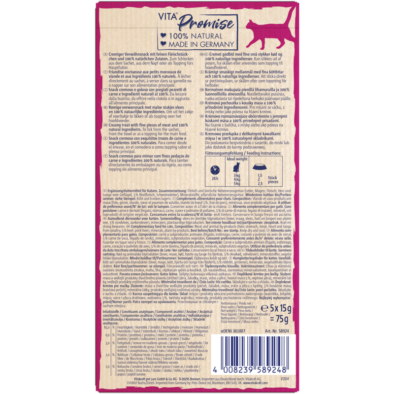 Een afbeelding van Vitakraft Vita naturals liquid beef