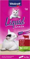 Vitakraft Liquid Snack rund & kattengras 6 st