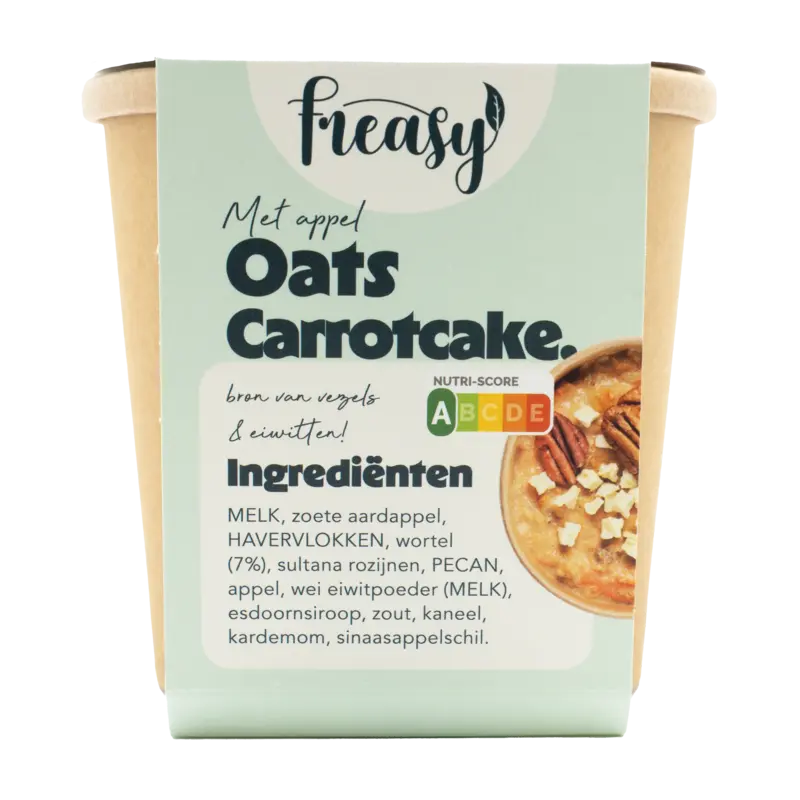 Carrot cake breakfast oats