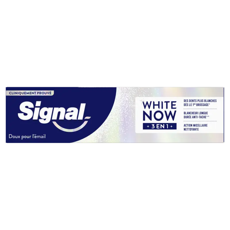 Signal White now gold tandpasta