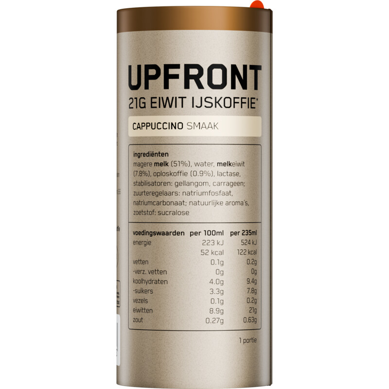 Een afbeelding van Upfront Eiwit ijskoffie cappuccino