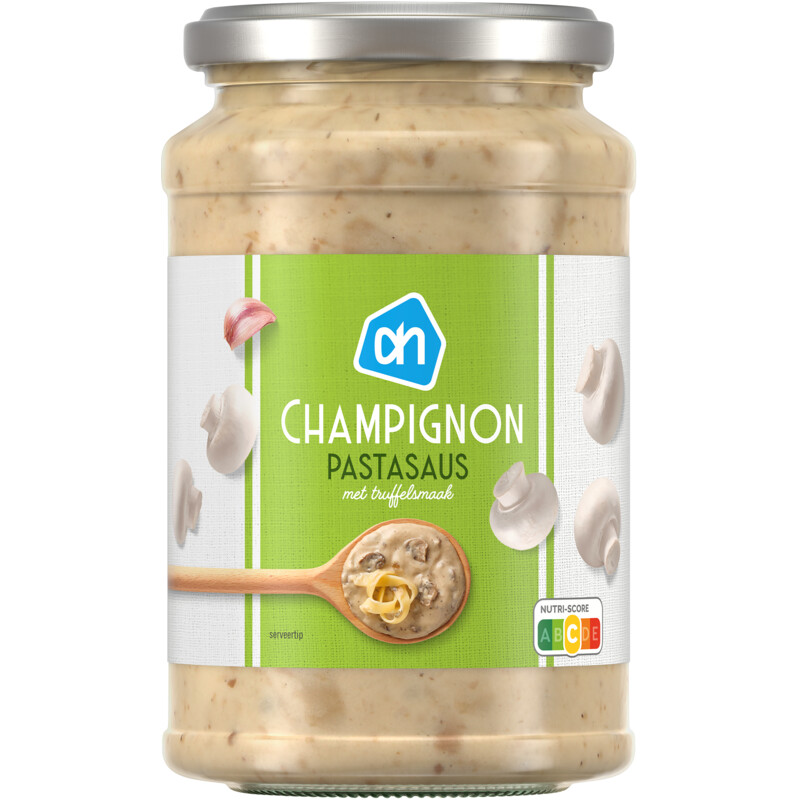 Een afbeelding van AH Champignon pastasaus met truffelsmaak