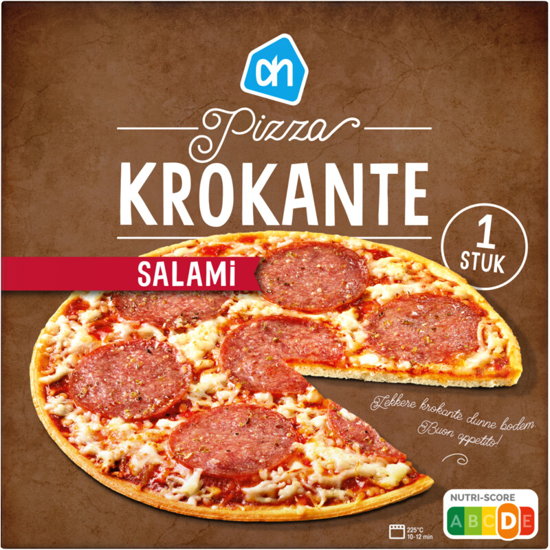 Een afbeelding van AH Pizza krokante salami