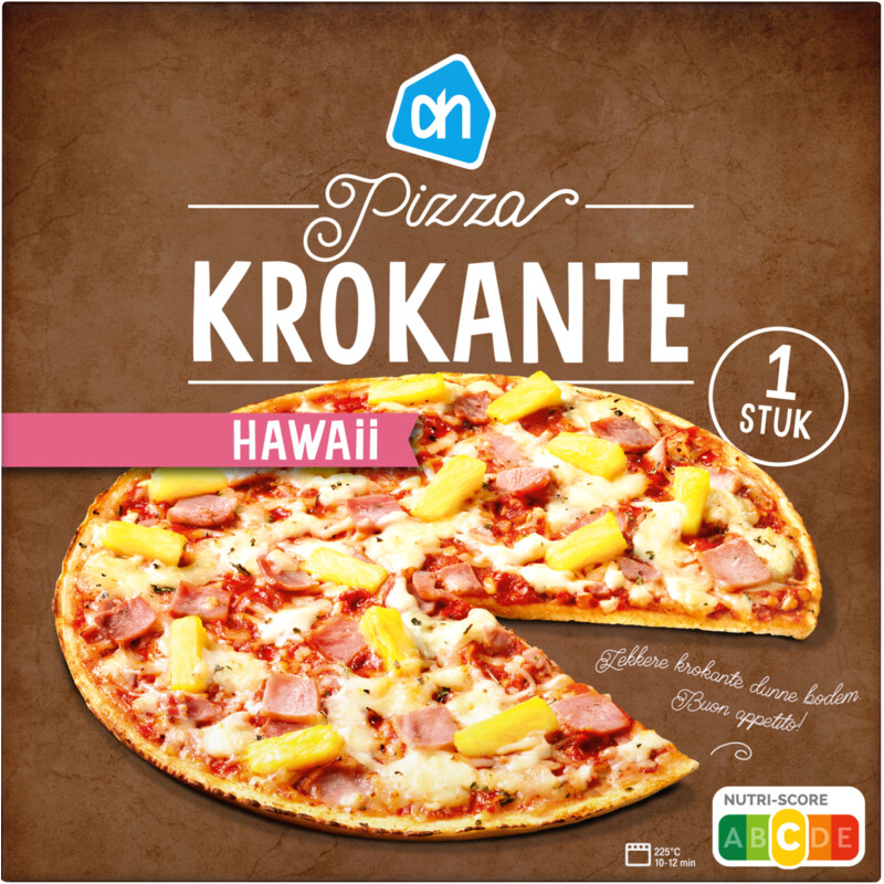 Een afbeelding van AH Pizza krokante Hawaii