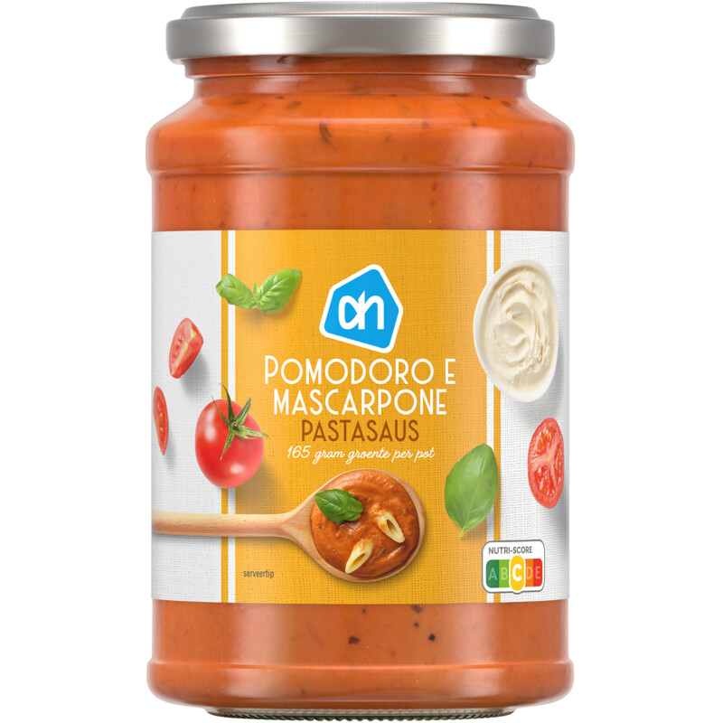 Een afbeelding van AH Pomodoro e mascarpone pastasaus
