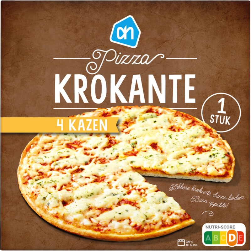 Een afbeelding van AH Pizza krokante 4 kazen