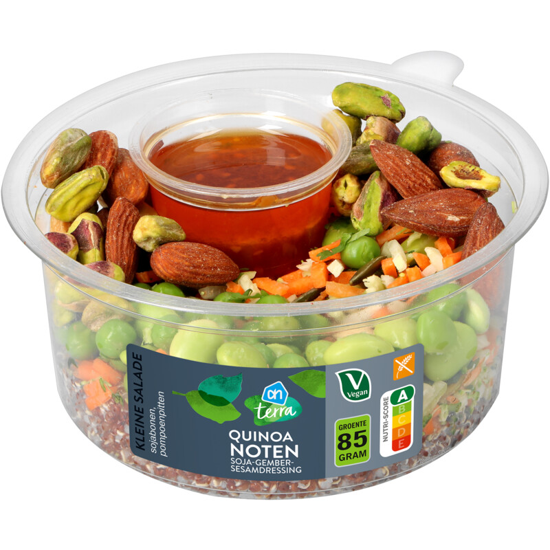 Een afbeelding van AH Terra Plantaardige kleine salade quinoa noten