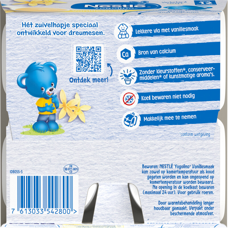 Een afbeelding van Nestlé Yogolino vanillesmaak 12m+