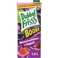 Een afbeelding van DubbelFrisss Boost bosvruchten & appel