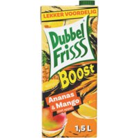 Een afbeelding van DubbelFrisss Boost ananas & mango