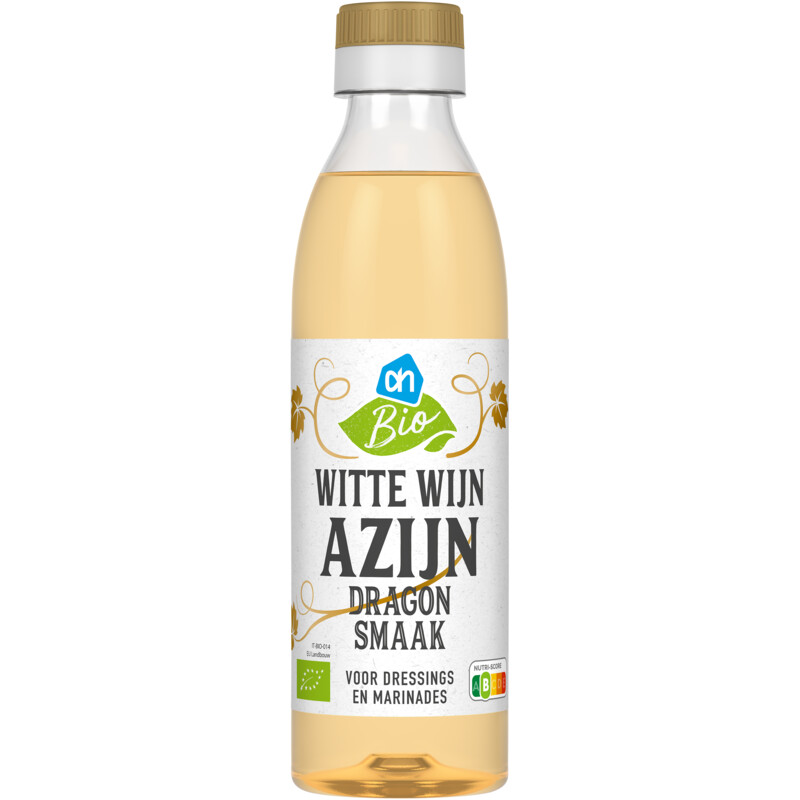 Een afbeelding van AH Biologisch Witte wijnazijn dragon