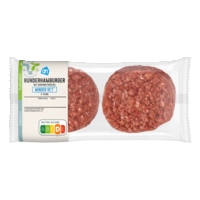 AH Runderhamburger minder vet 4 stuks