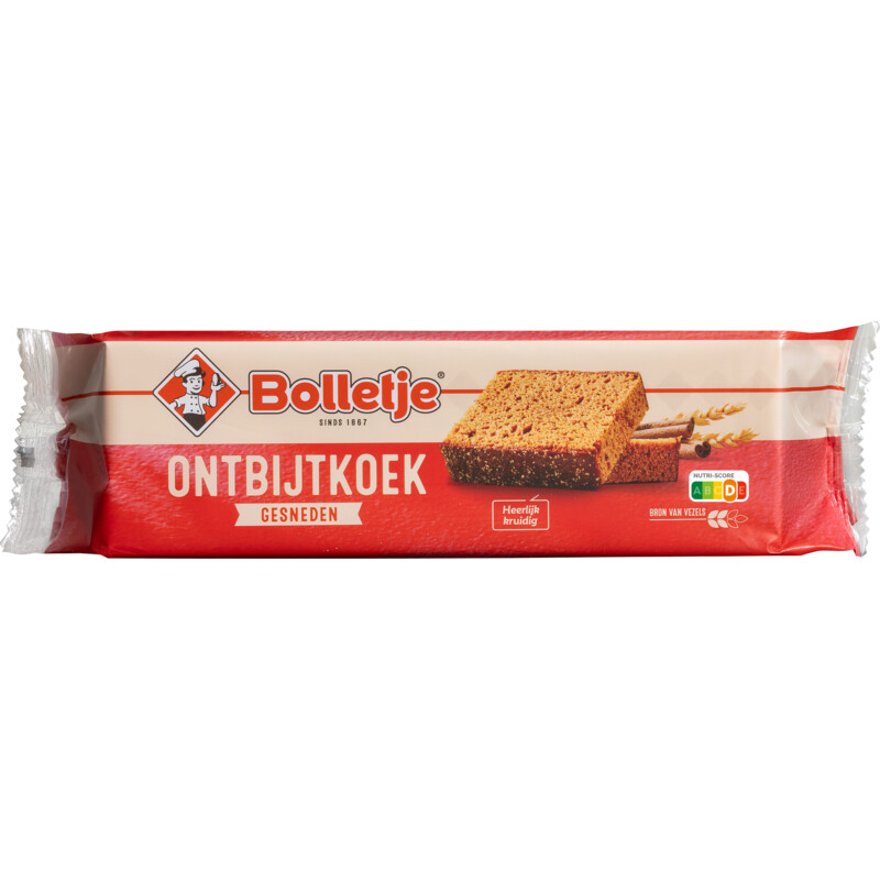 Een afbeelding van Bolletje Ontbijtkoek naturel gesneden