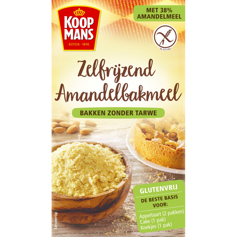 Een afbeelding van Koopmans Zelfrijzend amandelbakmeel glutenvrij