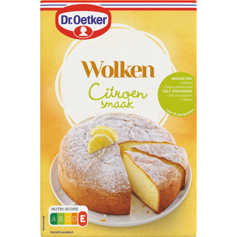 Een afbeelding van Dr. Oetker Wolken citroen