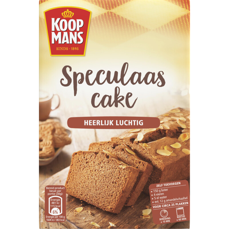 Een afbeelding van Koopmans Speculaascake