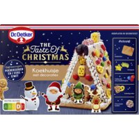 Een afbeelding van Dr. Oetker Koekhuisje met decoraties