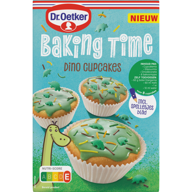 Een afbeelding van Dr. Oetker Baking time dino cupcakes