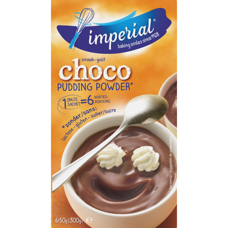 Een afbeelding van Imperial Pudding chocolade BEL