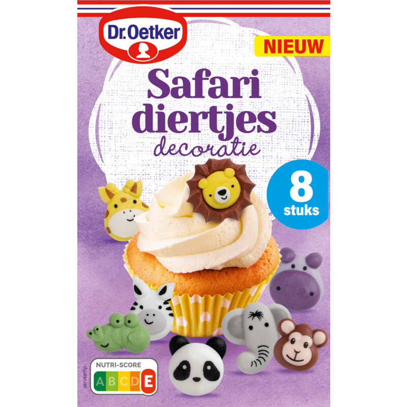 Een afbeelding van Dr. Oetker Safari diertjes decoratie