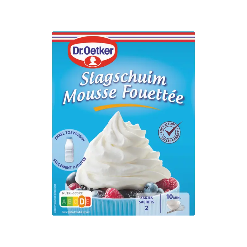 Dr. Oetker Slagschuim 70g