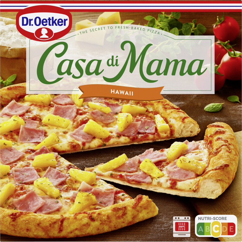 Een afbeelding van Dr. Oetker Casa di mama pizza hawaii