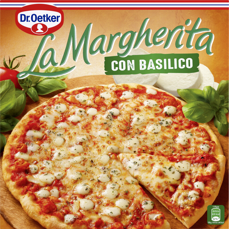 Een afbeelding van Dr. Oetker La margherita pizza con basilico