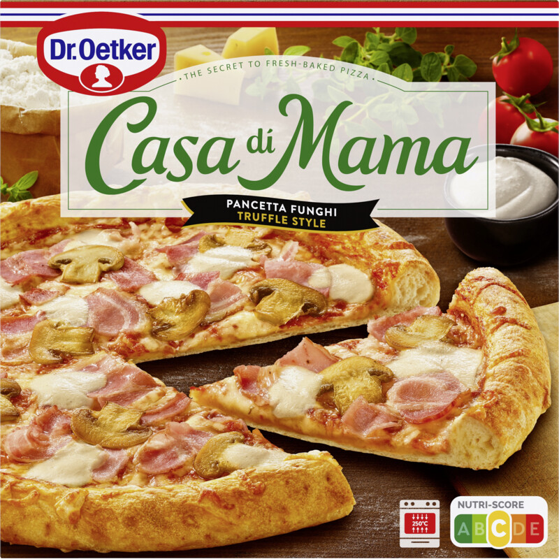 Een afbeelding van Dr. Oetker Casa di mama pizza truffle style