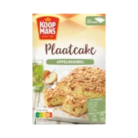 Koopmans Plaatcake appelkruimel