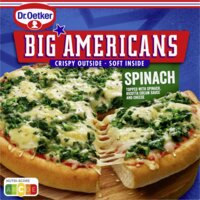 Een afbeelding van Dr. Oetker Big Americans pizza spinach