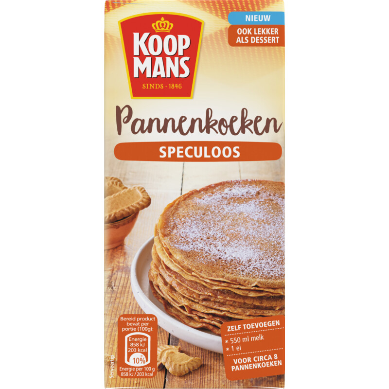 Een afbeelding van Koopmans Pannenkoeken speculoos