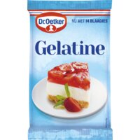 Een afbeelding van Dr. Oetker Bladgelatine helder